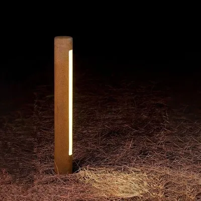 Paletto da giardino per esterni a LED Corten
